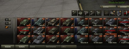 Multilined TankCarousel